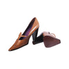Secondhand Miu Miu Brown Leather Mary Jane Pumps