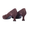 Secondhand Chanel Chocolate Brown Suede CC Pumps - '90s