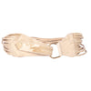 Secondhand Collection Privée Vintage Beige Genuine Leather Multi-Strap Belt - '90s