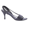 second hand Gucci Black Leather Strappy Slingback Sandals