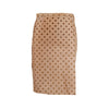 Secondhand Moschino Cheap and Chic Polka Printed Calfskin Skirt