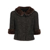 Chanel Melange Wool Short Jacket - 2000s Second hand