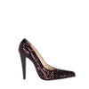 Miu Miu Burgundy Sequined Pumps - 2010s Second hand