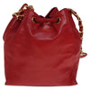 Secondhand Chanel Vintage CC Drawstring Bucket Bag