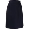 Chanel Blue Wool Skirt - '80s Second hand