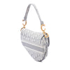 Dior Oblique Embroidered Canvas Saddle Bag Secondhand