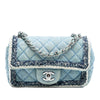 Chanel Mini Rectangular Classic Denim Braided Single Flap Secondhand