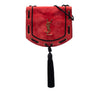 Saint Laurent Suede Monogram Fetish Tassel Crossbody Secondhand