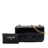 Celine Smooth Calfskin Cuir Triomphe Chain Shoulder Bag Secondhand