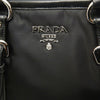 Prada Soft Calf Trimmed Tessuto Satchel Secondhand