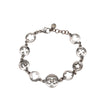 Chanel CC Plated No. 5 Cutout Charms Chain Bracelet Secondhand