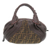 Fendi Mini Zucca Canvas and Leather Spy Handbag Secondhand