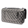 Chanel Medium Metallic Crackled Calfskin Clams Pocket Flap Secondhand