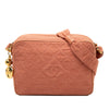 Secondhand Chanel CC Quilted Linen Double Zip Camera Bag