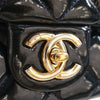 Chanel Paris Salzburg Medium Patent and Goatskin CC Eyelet Flap Secondhand