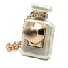 Chanel CC Resin Gold Plated Rhinestone No. 5 Perfume Bottle Brooch Secondhand