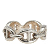 Hermès Sterling Silver Chaine d'Ancre Enchainee Ring Secondhand