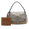 Secondhand Gucci Medium GG Canvas Techno Horsebit Satchel