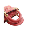 Dior Mini Lambskin Cannage Studded Supple Lady Dior Secondhand