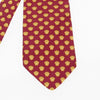 Gianni Versace Bordeaux Medusa Silk Tie - 2000s Second hand