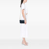 Prada Saffiano Trimmed Tessuto Chain Crossbody Secondhand