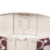 Hermès Wide Enamel Tropical Club Flacons Bandana Hinged Bangle 60 Secondhand