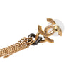 Chanel CC Gold Plated Multi Strand Fringe Drop Push Back Earrings Secondhand