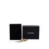 Chanel CC Gold Plated Multi Strand Fringe Drop Push Back Earrings Secondhand