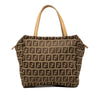 Fendi Mini Zucchino Canvas Handbag Secondhand