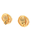 Chanel CC Gold Plated Faux Pearl Clip On Earrings Secondhand