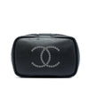 Chanel Small Perforated Calfskin Logo Eyelet Bucket Bag Secondhand