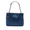 Chanel Medium Quilted Iridescent Caviar Chic Shopping Tote Secondhand