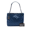 Chanel Medium Quilted Iridescent Caviar Chic Shopping Tote Secondhand