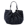 Chanel Large Quilted Denim Stretch Spirit Cabas Tote Secondhand