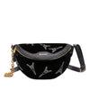 Balenciaga Velvet Crystal Embellished Souvenir Belt Bag XXS Secondhand