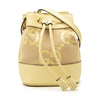 Gucci Mini Jumbo GG Canvas and Calfskin Ophidia Bucket Bag Secondhand
