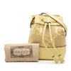 Gucci Mini Jumbo GG Canvas and Calfskin Ophidia Bucket Bag Secondhand