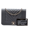 Chanel Chevron Caviar Mademoiselle Wallet On Chain Secondhand
