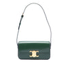 Celine Shiny Calfskin Triomphe Claude Shoulder Bag Secondhand