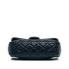 Chanel CC Quilted Perforated Lambskin Single Flap Secondhand
