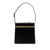 Burberry House Check Trimmed Leather Shoulder Bag Secondhand
