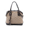 Secondhand Gucci Medium GG Canvas Charm Dome Satchel