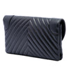 Chanel CC Chevron Lambskin Round Flap Clutch Secondhand