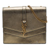 Saint Laurent Medium Metallic Leather Monogram Sulpice Crossbody Secondhand