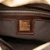 Fendi Zucca Canvas Double Flap Shoulder Bag Secondhand
