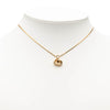 Secondhand Dior Gold Plated Strass CD Logo Pendant Necklace