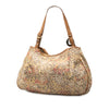 Secondhand Fendi Zucchino Canvas Floral Shoulder Bag