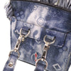Christian Louboutin Nano Grained Calfskin Paloma Fringe Satchel Secondhand
