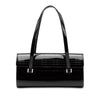 Burberry House Check Embossed Patent Shoulder Bag Secondhand