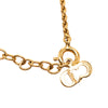 Secondhand Dior Gold Plated CD Logo Heart Pendant Necklace